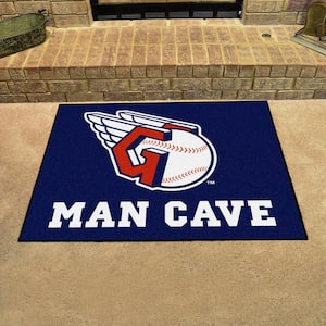 MLB - Cleveland Guardians Man Cave All-Star 33.75 in. x 42.5 in. Indoor Area Rug