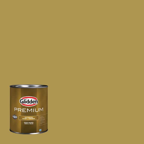 Glidden Premium 1 qt. PPG1108-7 Obsession Flat Exterior Latex Paint