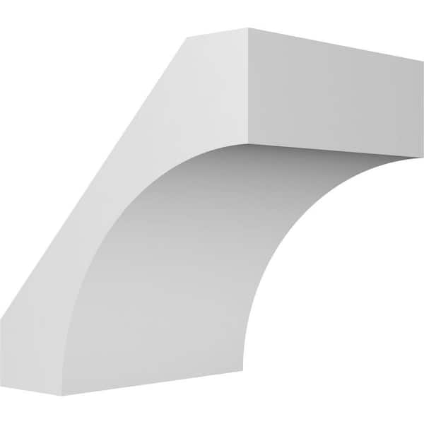 Ekena Millwork Westlake 5 in. x 6 in. x 6 in. Architectural Grade PVC Knee Brace