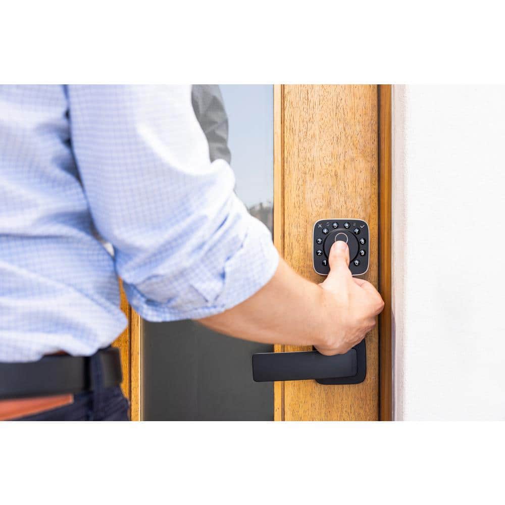 ULTRALOQ Black Fingerprint Smart Lock with Built-in WiFi