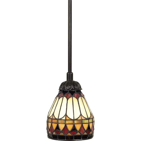 Quoizel West End 1-Light Vintage Bronze Mini Pendant