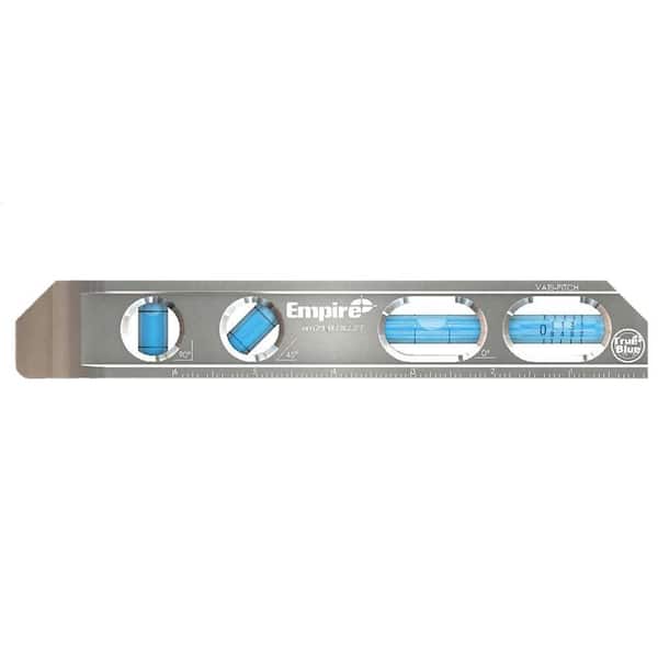 Empire - 48 in. Digital Box Level with Case and 8 in. Magnetic Torpedo Level and Rafter Square in True Blue
