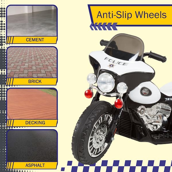 Lil Rider 3-Wheel Battery Powered Ride on Toy Motorcycle Police