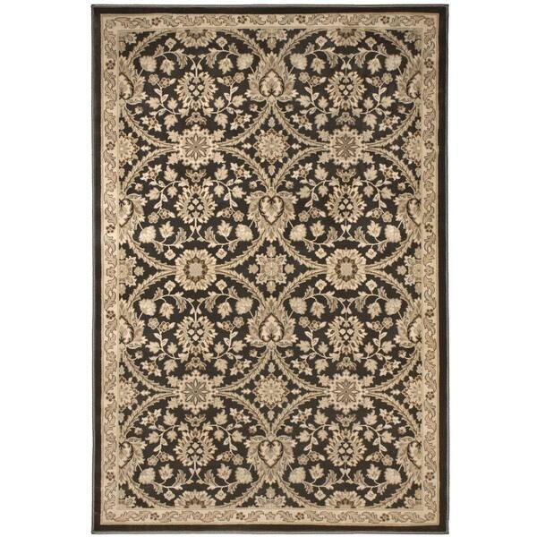 Unbranded Fabris Gainsboro Grey 6 ft. 7 in. x 9 ft. 8 in. Area Rug