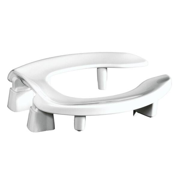 CENTOCO ADA Compliant 3 in. Raised Round Open Front No Cover Toilet