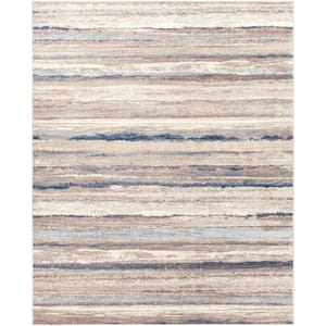 Furaha Navy 7 ft. 10 in. x 10 ft. Abstract Area Rug