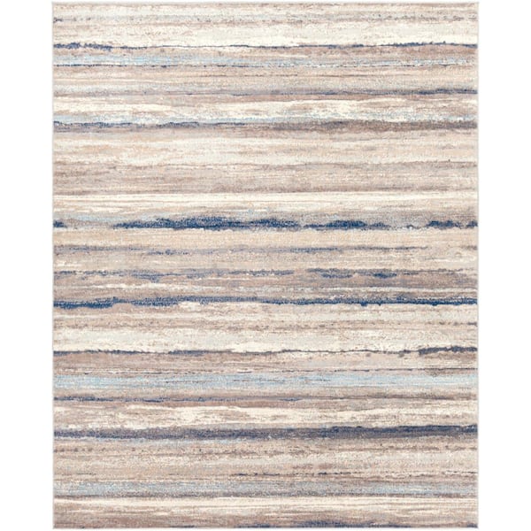 Livabliss Furaha Navy 7 ft. 10 in. x 10 ft. Abstract Area Rug