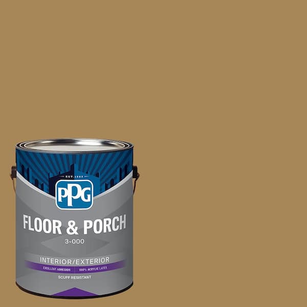 PPG 1 gal. PPG1095-6 Chicory Satin Interior/Exterior Floor and Porch Paint
