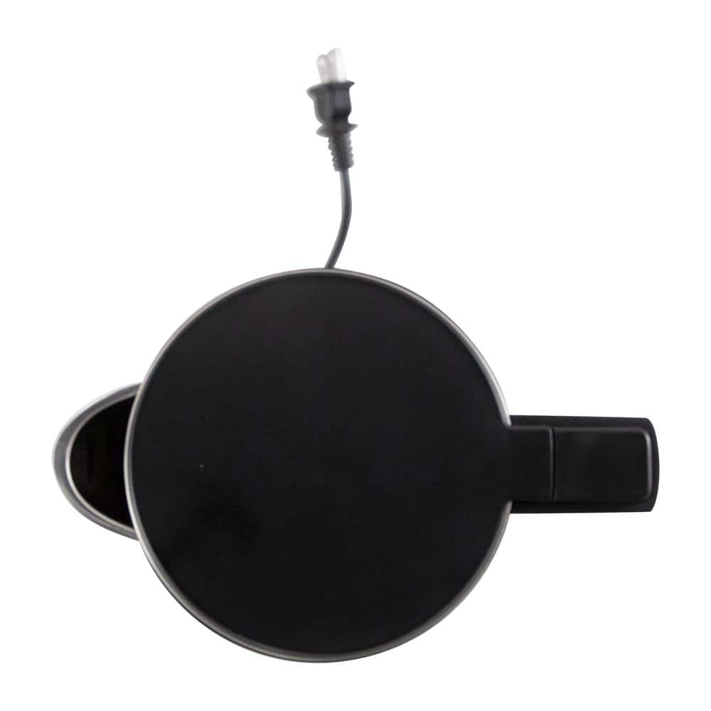 West Bend 1.5 Liter Black Stainless Steel Electric Kettle