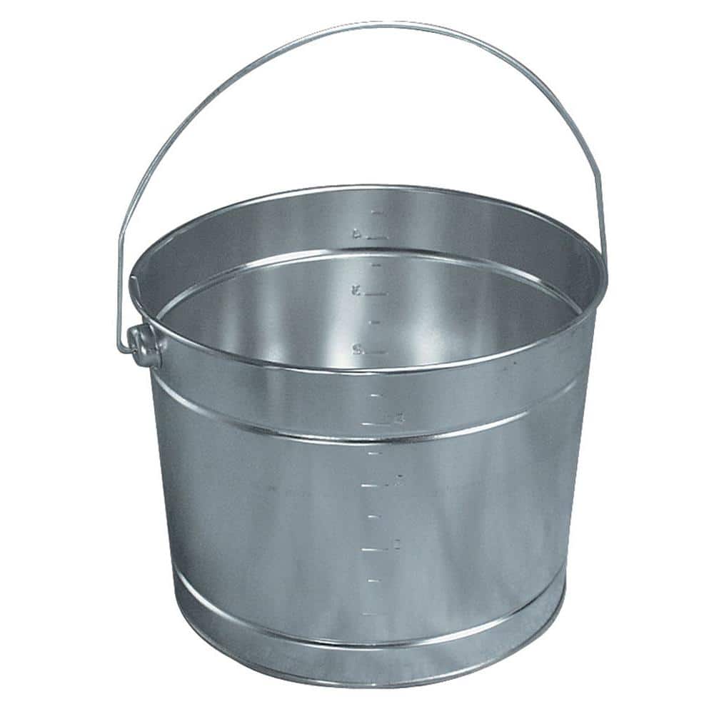 QT Dog Round Stainless Steel Bucket 16 Quart 