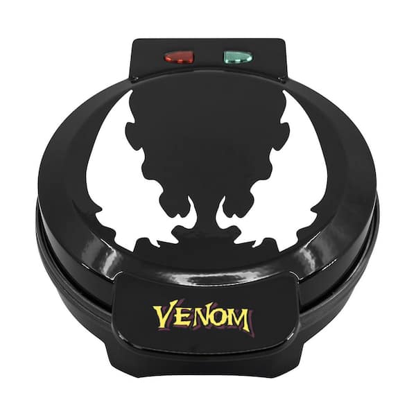 Uncanny Brands Marvel's Venom Black American Waffle Maker