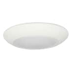 6 in. 4000K White Integrated LED Recessed Surface Mounted Disk Light Trim