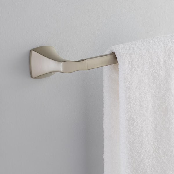 Voss 24 in. Towel Bar in Brushed Nickel