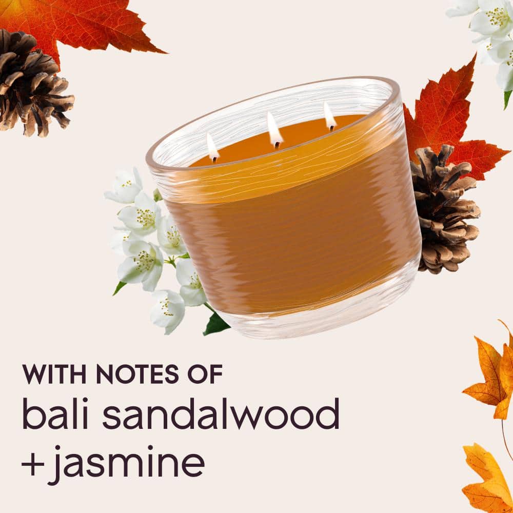 Comforting Cashmere Woods Brown Scented Jar Candle 6.8 oz