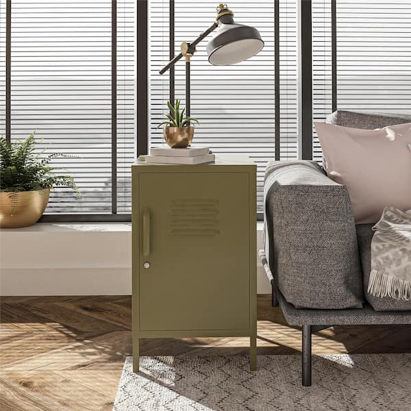 Shadwick metal deals locker end table