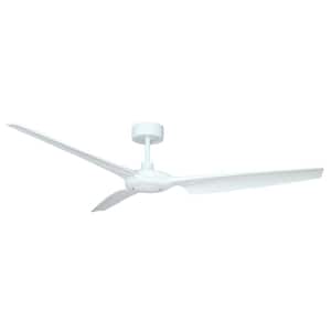 Astra 60 in. Indoor/Outdoor Pure White Smart Ceiling Fan with Remote Control