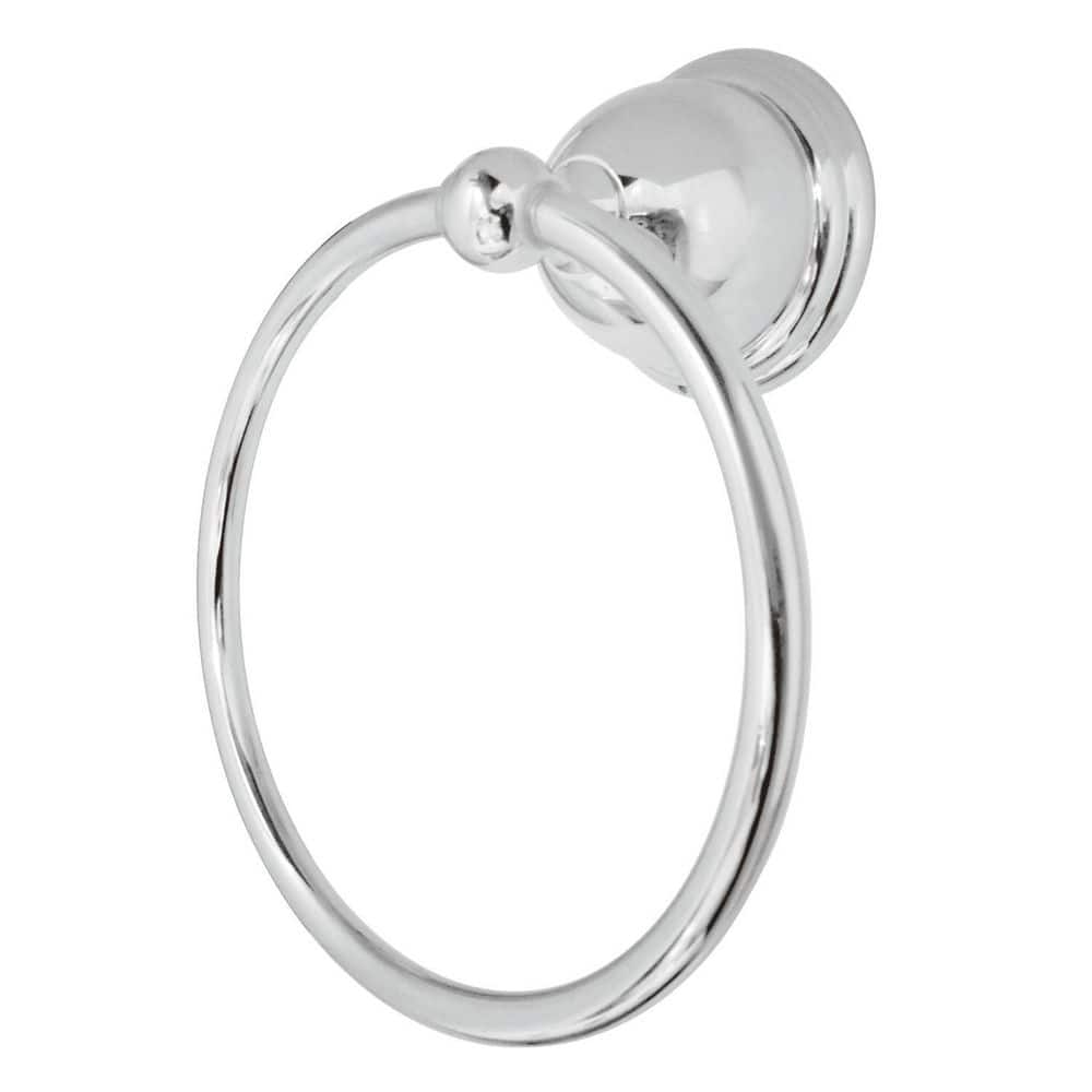 Polished Chrome Wall Mounted Towel Ring