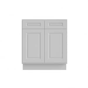 30 in. W x 21 in. D x 34.5 in. H Ready to Assemble Bath Vanity Cabinet without Top in Raised Panel Dove