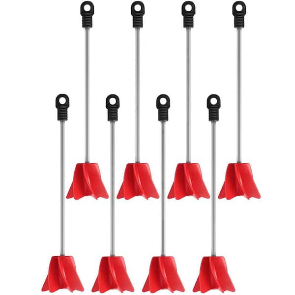 11 in. Paint Stirrer Drill Attachment Helix Epoxy Mixer for Concrete Resin Silicone Stirrer Paddle 8-Pack