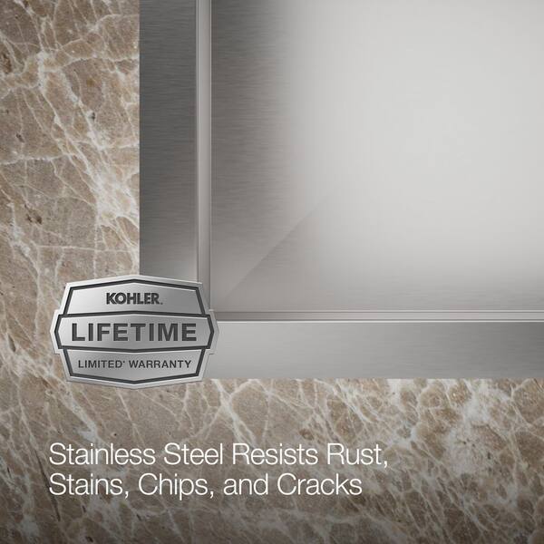 Vault(TM) 3894-NA 24インチ x 18-1/4インチ x 6-1/4インチ アンダーマウント シングルボウル キッチンシンク : VaultLOCKS 5000 Lock Box, Branded with RE⁄MAX Logo