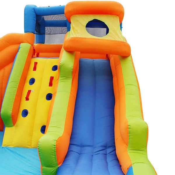 BANZAI Drop Zone Outdoor Inflatable Plastic Water Park for Kids Ages  5-Years and Up BAN-40608 - The Home Depot
