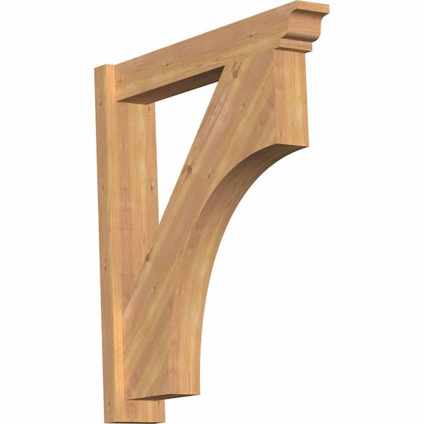 Ekena Millwork 6 in. x 34 in. x 30 in. Western Red Cedar Westlake Traditional Smooth Outlooker