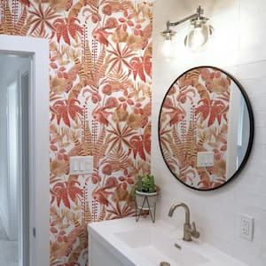 Flamingo Daydream Pink Sunset Removable Peel and Stick Vinyl Wallpaper, 28 sq. ft.