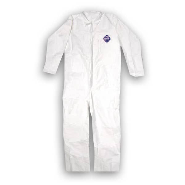 TRIMACO DuPont Tyvek Large No Elastic Disposable Coverall 14122 - The Home  Depot