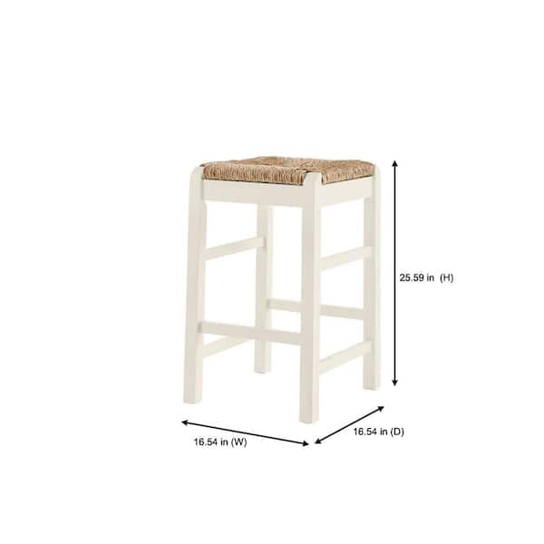 Rush weave 2024 counter stool