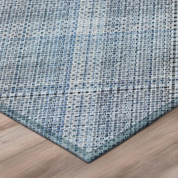 Chantille Machine Washable Indoor/Outdoor Abstract ACN2884 Blue 3 ft. x 4 ft. Area Rug