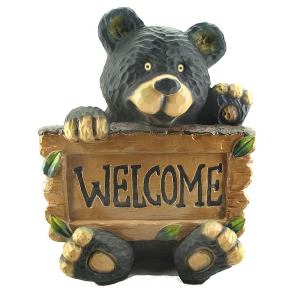 BECKETT Welcome Bear Statue