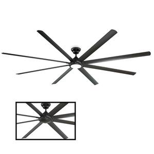 Hydra 120 in. LED Indoor/Outdoor Bronze 8-Blade Smart Ceiling Fan with 3000K Light Kit and Wall Control