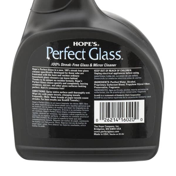 Reviews for Hope's 32 oz. Perfect Glass Fresh and Clean Streak-Free Glass  Cleaner
