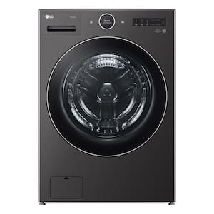 5.0 cu. ft. Ultra Large Capacity Front Load Washer with TurboWash360, ezDispense and Wi-Fi Connectivity, Black Steel