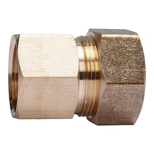 7/8 in. O.D. Comp x 3/4 in. FIP Brass Compression Adapter Fitting (5-Pack)