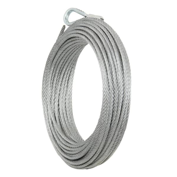 Keeper 50 Ft. x 3/16 In. Wire Rope KTA14119-1 - The Home Depot