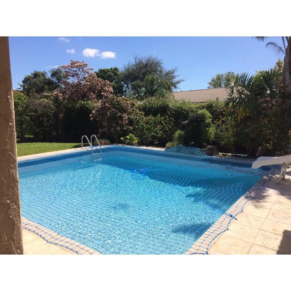 Water Warden 15 ft. x 30 ft. Rectangle In-Ground Pool Safety Net