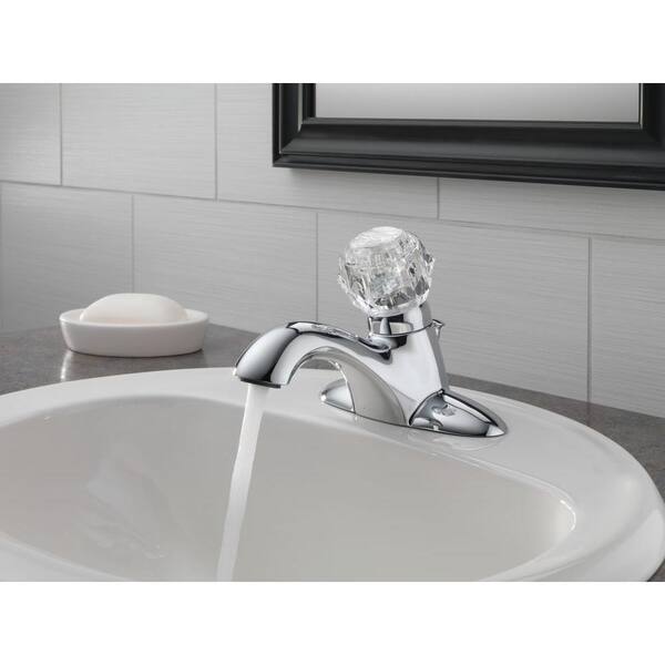 Delta Classic 4 in. Centerset 2-Handle Bathroom Faucet in Chrome  2520LF-A-ECO - The Home Depot