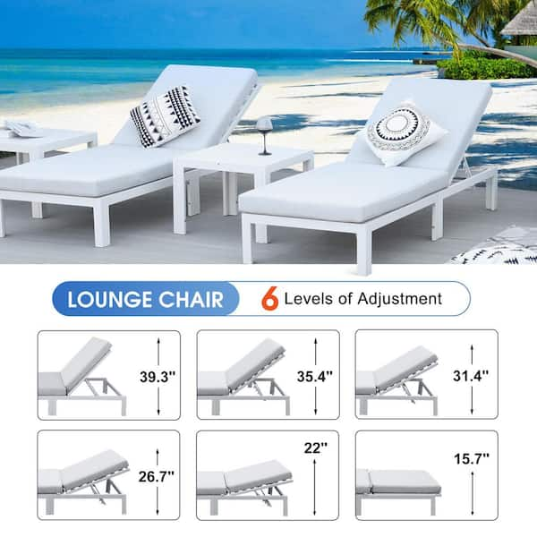 Plus size discount beach lounge chairs