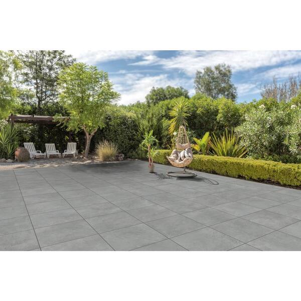 CODIAK Slate Gray 24 in. x 24 in. x 0.78 in. Porcelain Paver Floor Tile (60 pieces/232.5 sq. ft./pallet)