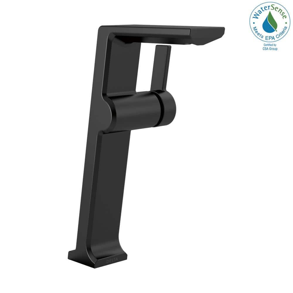 Pivotal Matte Black 10.25" Modern Vessel Sink Faucet