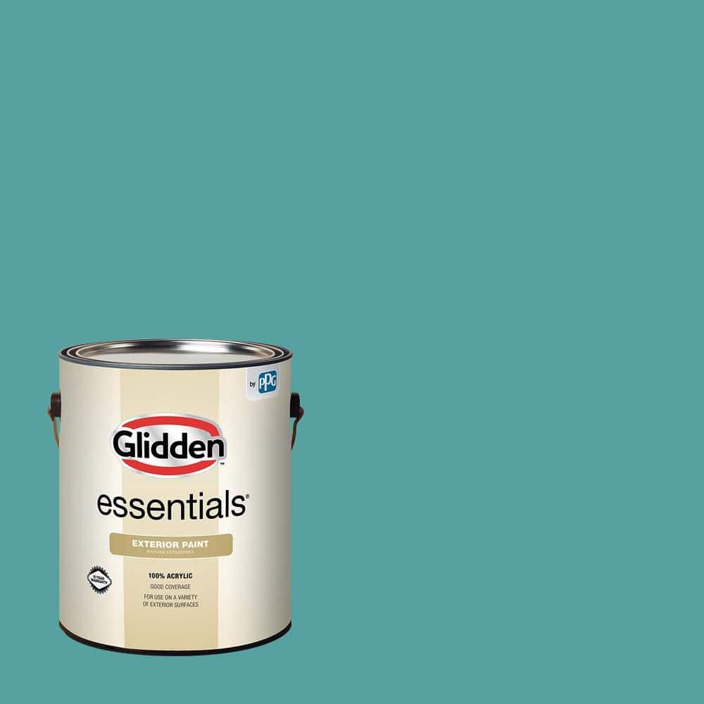 1 gal. PPG1147-5 Teal Bayou Satin Exterior Paint price history on PriceWatchPro