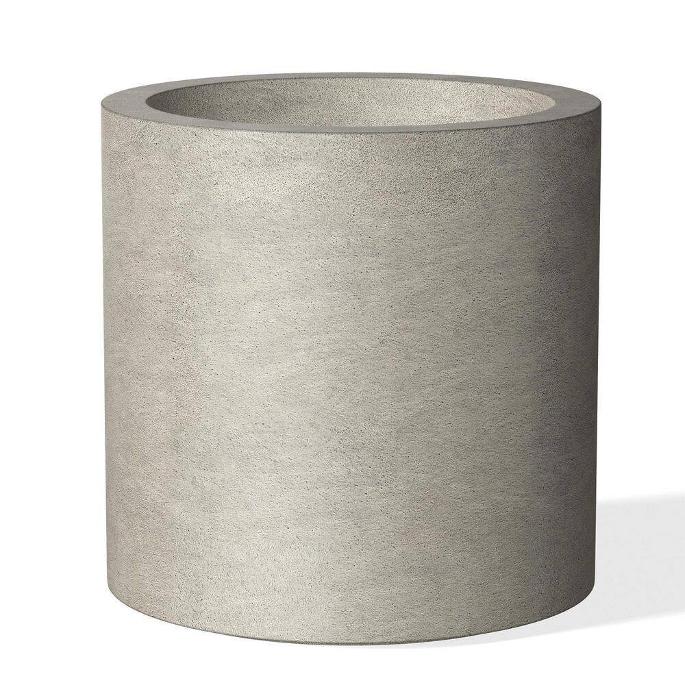 10 in. Small Light Gray(Enhanced Core) Concrete Round Planter / Pot with Drainage Holes price history on PriceWatchPro