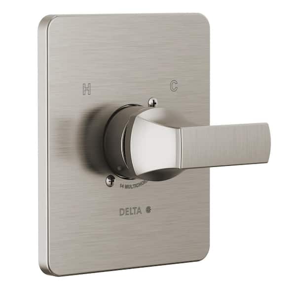 Delta Velum 1-Handle Wall Mount Valve Trim Kit in Stainless (Valve Not Included)