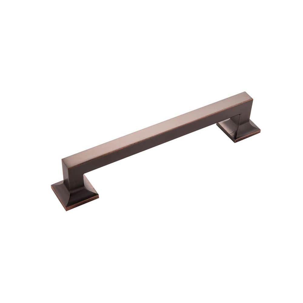 Studio Collection Pull 6-5/16 in. (160mm) Center to Center Oil-Rubbed Bronze Highlighted Bar Cabinet Pull (5-Pack) price history on PriceWatchPro