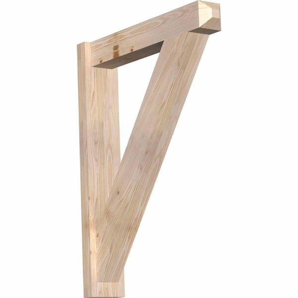 Ekena Millwork 6 in. x 36 in. x 28 in. Traditional Craftsman Smooth Douglas Fir Outlooker