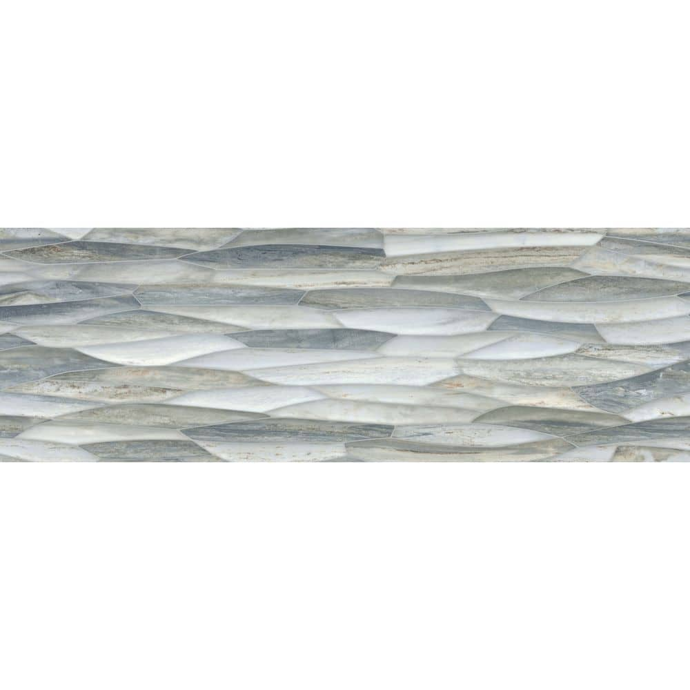 Reviews for EMSER TILE Kudos Indigo View 15.75 in. x 47.24 in. Glossy ...