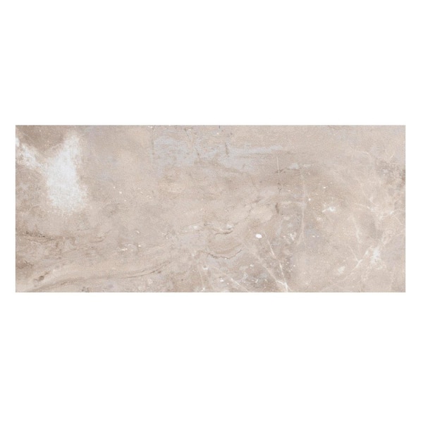 11in x 4. 5in Vinyl Wall Tile Sample in Venetian Marble