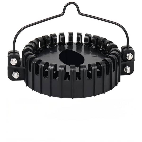 Black Plastic Flag Pole Topper Light Hook for Hanging Christmas Tree String Lights