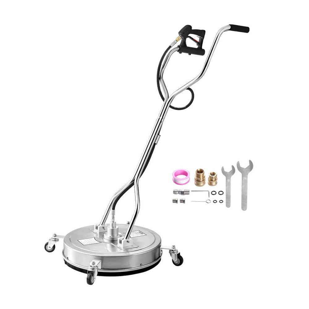 22 in. Pressure Washer Surface Cleaner, Stainless Steel Pressure Washer Attachments, 3/8 Quick Connector, 4000 Max PSI price history on PriceWatchPro